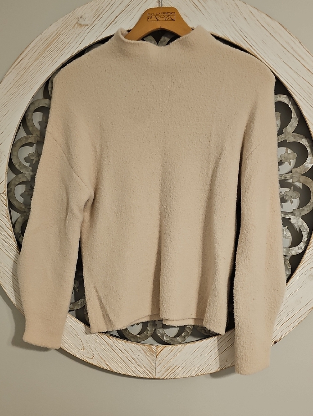 Tahari Cream Cozy Turtleneck Sweater